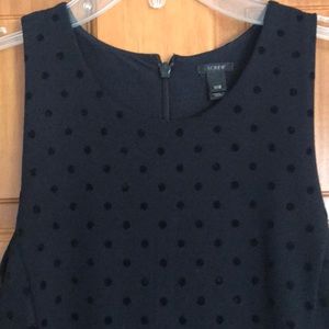 J.Crew sleeveless navy blue dress XXS